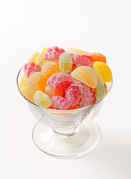 Gummy fruit candy