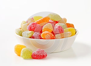 Gummy fruit candy