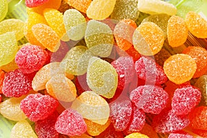 Gummy fruit candy