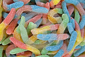 Gummy Jelly Worms Candies photo