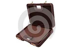 Gun case isolated on white