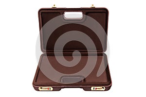 Gun case isolated on white