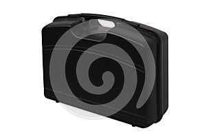 Gun case isolated on white