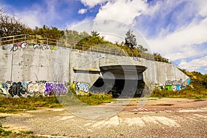 16` gun Casemate at the Fort Tilden, former United States Army installation on the coast in the New York City borough of Queens photo