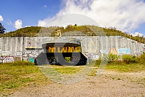 16` gun Casemate at the Fort Tilden, former United States Army installation on the coast in the New York City borough of Queens photo