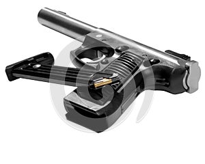 Gun with clip