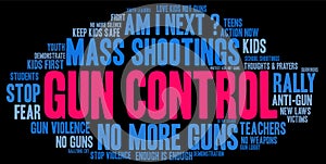 Gun Control Word Cloud