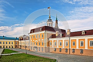 Gun courtyard in kremlin of Kazan, Russia