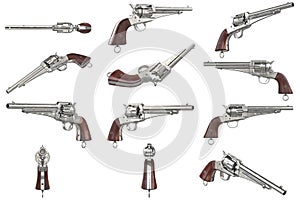 Gun cowboy revolver set