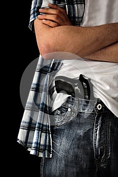 Gun in pants