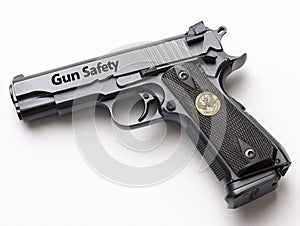 Gun Safety 3d text