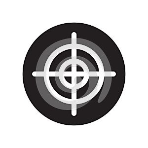Gun target icon. Trendy Gun target logo concept on white background from Productivity collection