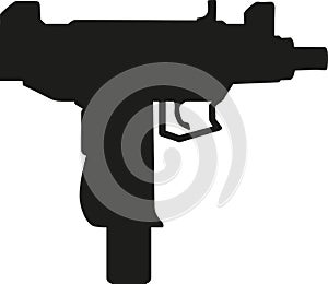 Gun weapon uzi