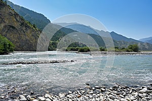 Pure water of the Avar Koisu river