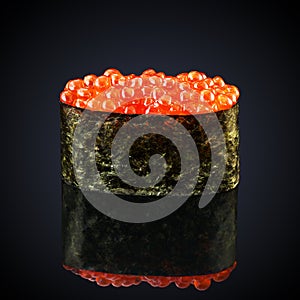 Gunkan Ikura with caviar