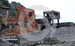 Gunkanjima Battleship Island in Nagasaki Japan