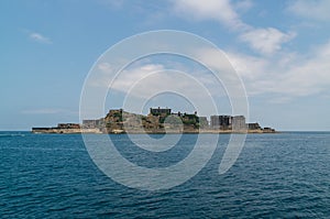 Gunkanjima (Hashima Island) in Nagasaki, Japan