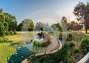 Gunnesbury public garden in London, Acton Town