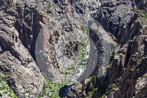 The Gunnison River in the Black Canyon of the Gunnison National Park