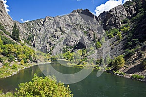 Gunnison River in the Black Canyon, West