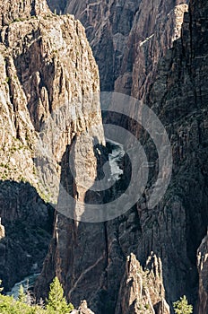 Gunnison River Flowing through Black Canyon