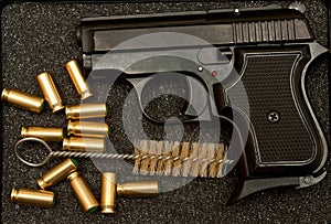 Guns and bullets photo