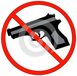 Guns prohibited