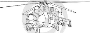 Gunship contour