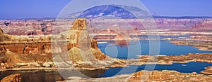 Gunsight Butte in Glen Canyon NationalRecreation Area Utah USA