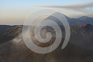 Gunung bromo volcano dawn java