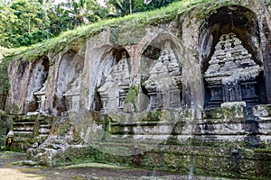 Gunung Kawi, ancient temple and funerary complex in Tampaksiring, Bali, Indonesia photo