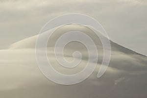 Gunung Klabat dipagi hari Sulawesi Utara