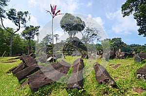 Gunung Padang Megalithic Site, West Java, Indonesia photo