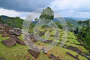 Gunung Padang Megalithic Site, West Java, Indonesia