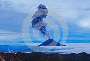 Gunung Sinabung Volcano eruptions