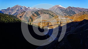 Guozigou Bridge in Xinjiang