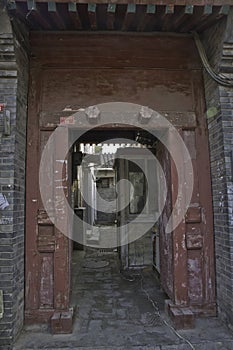 Guozijian Street doorway Beijing, China