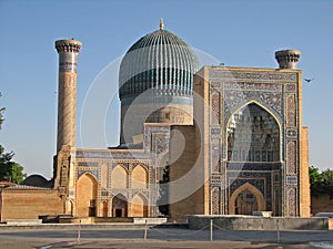 Gur-e-Amir mausoleum in Samarkand photo