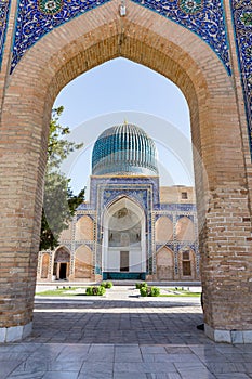 Gur-E Amir Mausoleum, in Samarkand, Uzbekistan