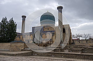 Gur Emir mausoleum of the Asian conqueror Tamerlane (also known