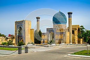 Gur Emir mausoleum of the Asian conqueror Tamerlane