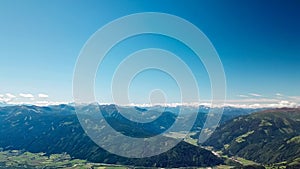 Gurglitzen - Panoramic view of majestic mountain peaks of Karawanks and Julian Alps seen from Boese Nase in Ankogel Group