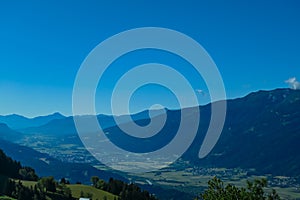 Gurglitzen - Panoramic view of majestic mountain peaks of Karawanks and Julian Alps seen from Boese Nase in Ankogel Group