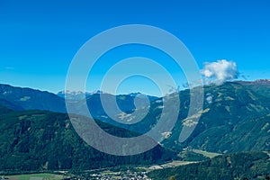 Gurglitzen - Panoramic view of majestic mountain peaks of Karawanks and Julian Alps seen from Boese Nase in Ankogel Group