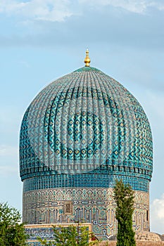 Guri Amir mausoleum in Samarkand, Uzbekistan