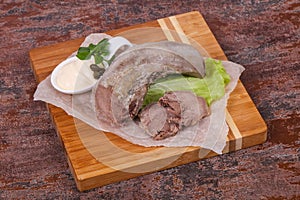 Gurmet pork tongue snack photo