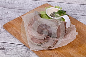 Gurmet pork tongue snack