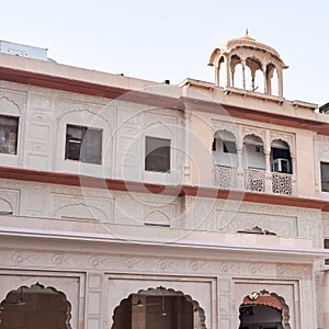 Gurudwara Sis Ganj Sahib is one of the nine historical Gurdwaras in Old Delhi in India, Sheesh Ganj Gurudwara in Chandni Chowk,