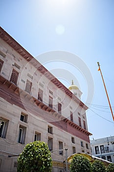 Gurudwara Sis Ganj Sahib is one of the nine historical Gurdwaras in Old Delhi in India, Sheesh Ganj Gurudwara in Chandni Chowk,