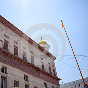 Gurudwara Sis Ganj Sahib is one of the nine historical Gurdwaras in Old Delhi in India, Sheesh Ganj Gurudwara in Chandni Chowk,